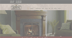 Desktop Screenshot of kernsfireplaceandspa.com